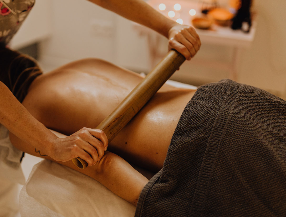 asian bamboo massage